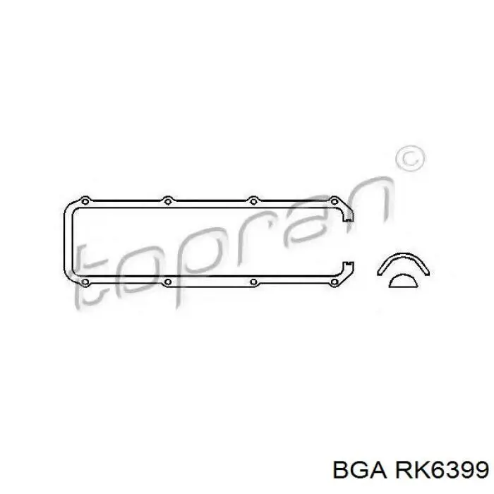 Do koszyka RK6399 BGA Uszczelka pokrywy zaworowej silnika