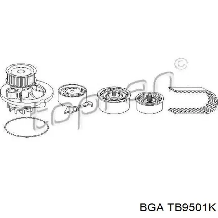 Do koszyka TB9501K BGA Pasek rozrządu, zestaw