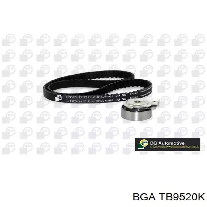 Pasek rozrządu, zestaw BGA TB9520K cena, od 48,63 USD