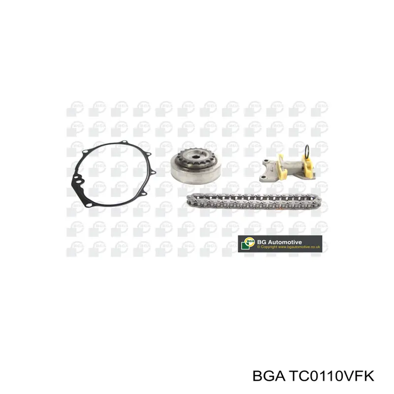 Do koszyka TC0110VFK BGA Łańcuch rozrządu, zestaw