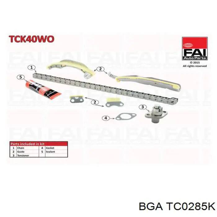 Łańcuch rozrządu Q1810061 Q-fix