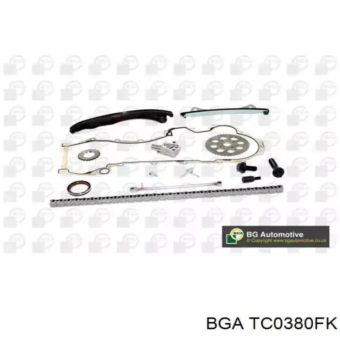 Łańcuch rozrządu, zestaw BGA TC0380FK cena, od 97,28 USD