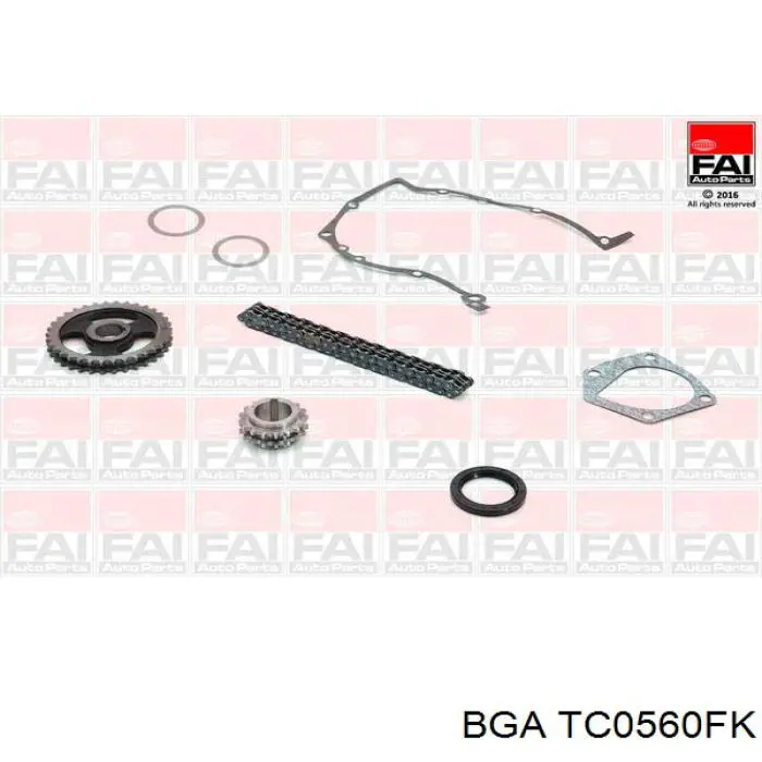 Łańcuch rozrządu, zestaw BGA TC0560FK cena, od 53,39 USD