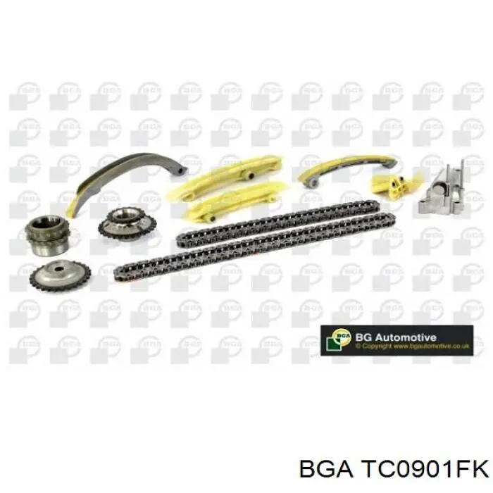 Zestaw łańcuchów pompy wtryskowej BGA TC0901FK cena, od 164,71 USD