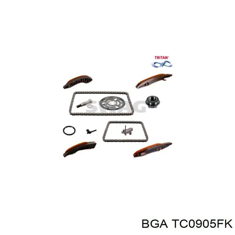 Do koszyka 13528572507 BMW Łańcuch rozrządu, zestaw