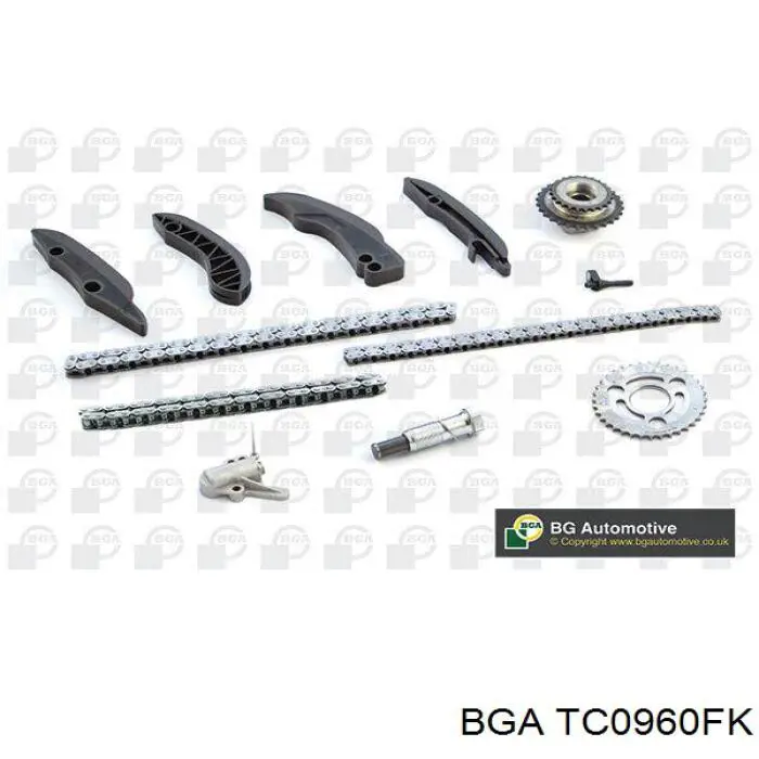 Łańcuch rozrządu, zestaw BGA TC0960FK cena, od 218,46 USD