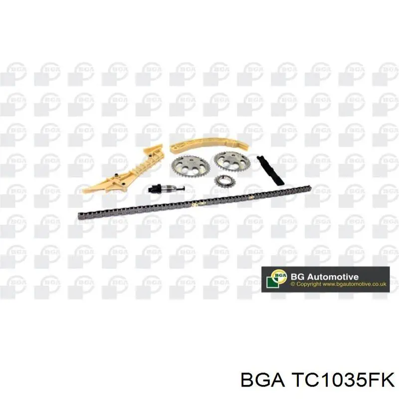 Do koszyka TC1035FK BGA Łańcuch rozrządu, zestaw