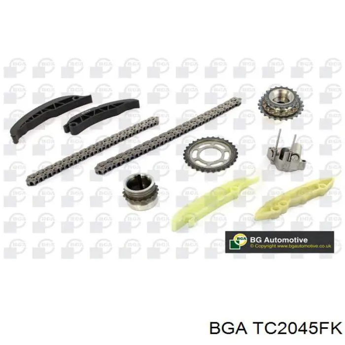 Łańcuch rozrządu, zestaw BGA TC2045FK cena, od 204,94 USD