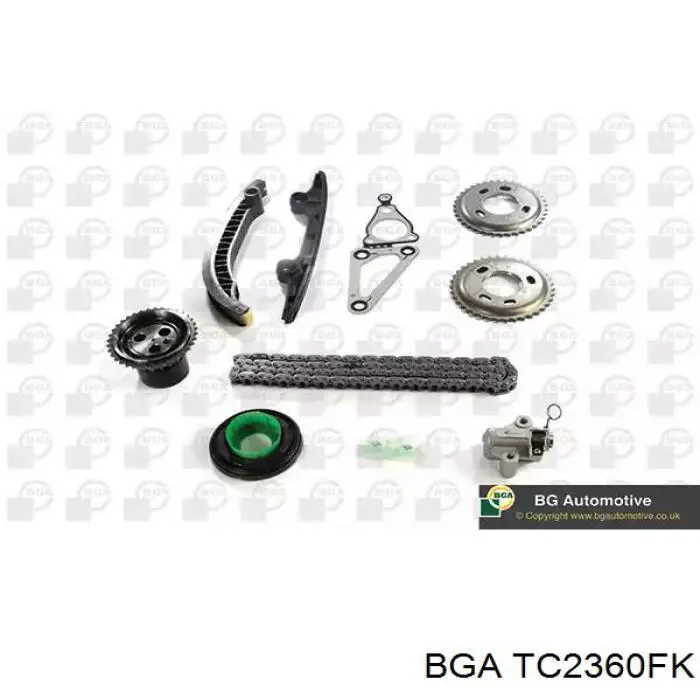 Łańcuch rozrządu, zestaw BGA TC2360FK cena, od 115,37 USD