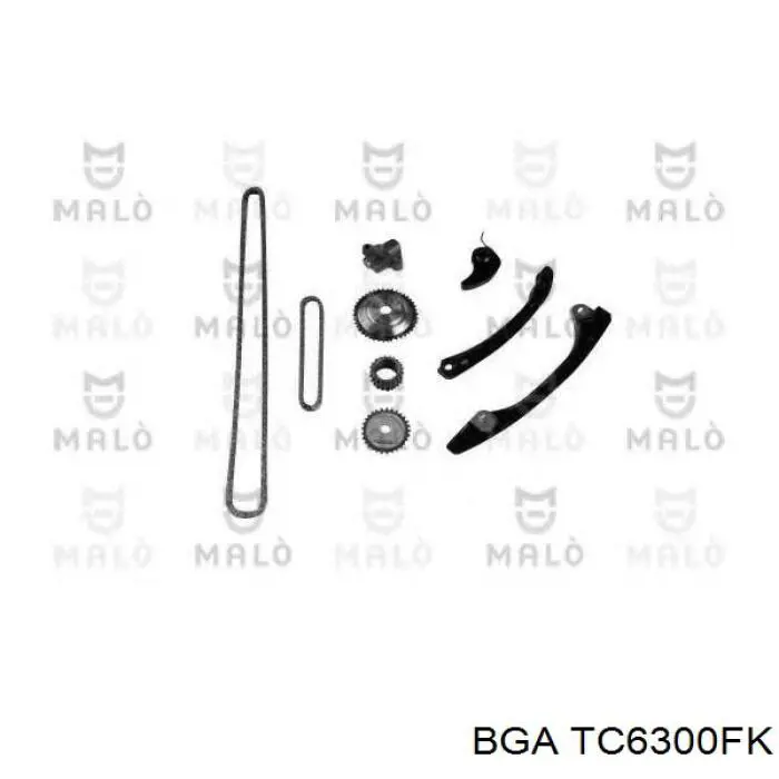 Łańcuch rozrządu, zestaw 130250036R Renault (RVI)