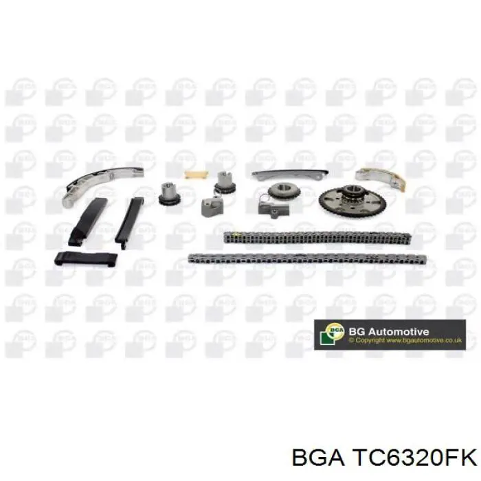 Łańcuch rozrządu, zestaw BGA TC6320FK cena, od 297,14 USD