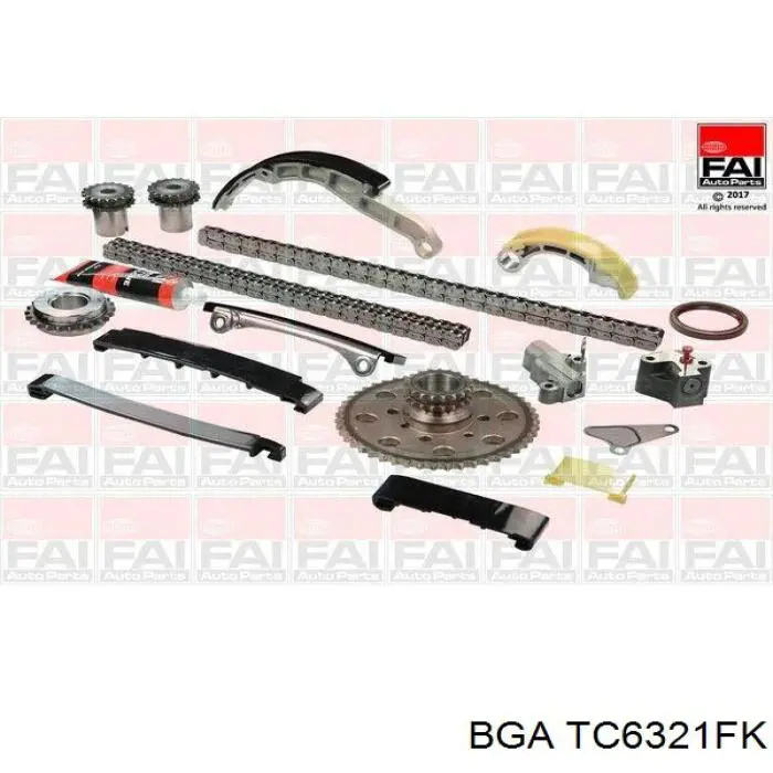 Łańcuch rozrządu, zestaw BGA TC6321FK cena, od 355,50 USD
