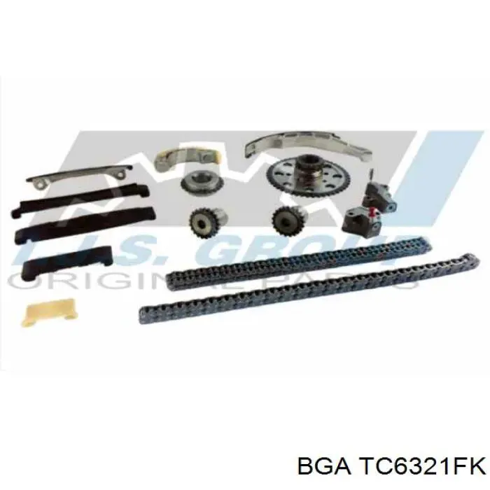 Do koszyka TC6321FK BGA Łańcuch rozrządu, zestaw