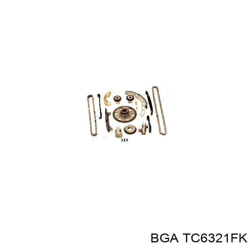 Do koszyka TC6321FK BGA Łańcuch rozrządu, zestaw