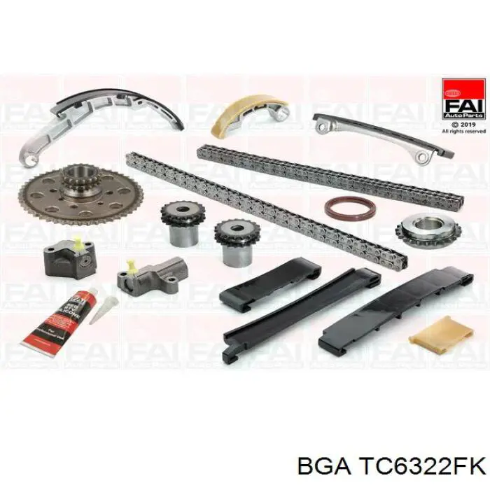 Łańcuch rozrządu, zestaw BGA TC6322FK cena, od 357,44 USD