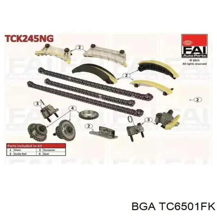 Do koszyka 2182956 Opel Łańcuch rozrządu górny, zestaw