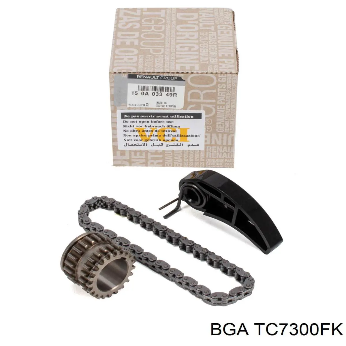 Łańcuch rozrządu, zestaw BGA TC7300FK cena, od 143,57 USD