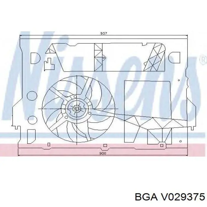 V029375 BGA Zawór dolotowy/ssący