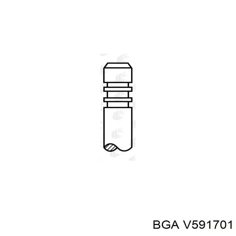 V591701 BGA zawór dolotowy/ssący