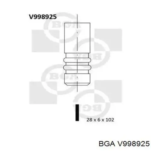 V998925 BGA Zawór wydechowy