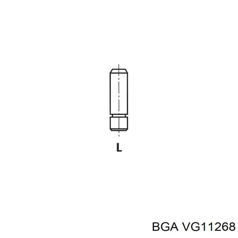 VG11268 BGA prowadnica zaworu