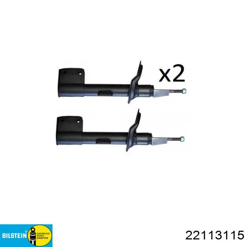 Do koszyka 22113115 Bilstein Amortyzator przedni prawy