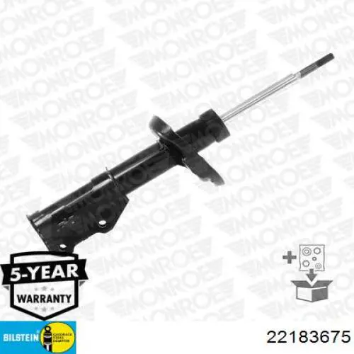 Do koszyka 22183675 Bilstein Amortyzator przedni lewy