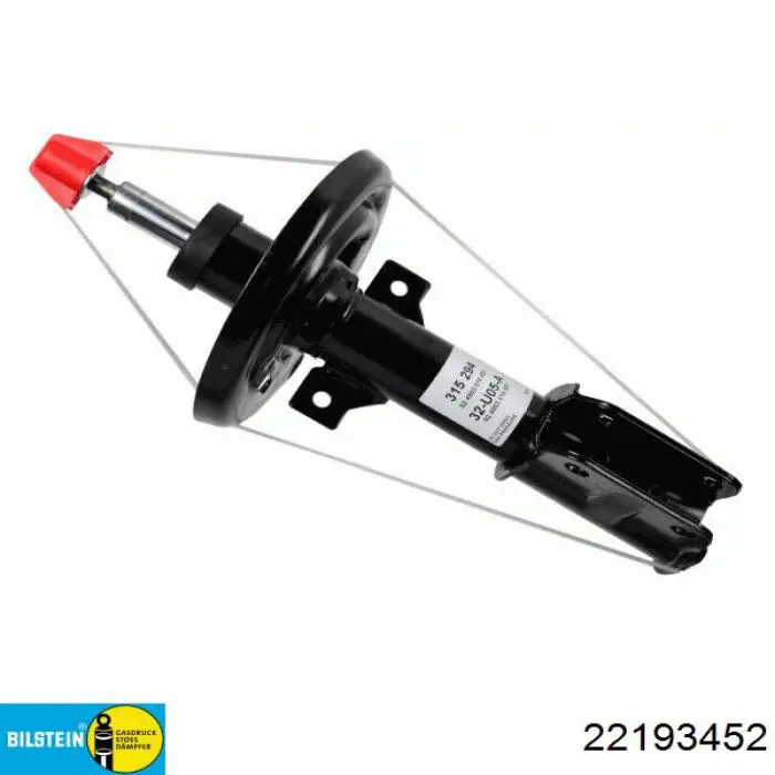 Amortyzator przedni Bilstein 22193452 cena, od 57,06 USD