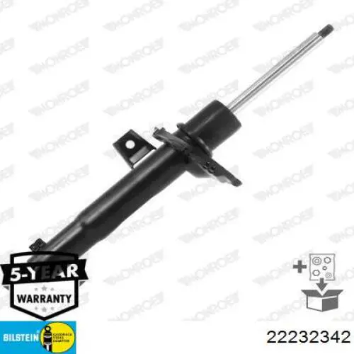 Amortyzator przedni Bilstein 22232342 cena, od 50,61 USD