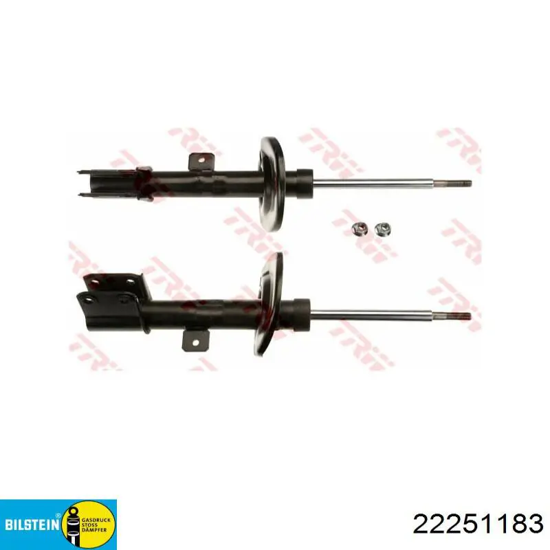 Amortyzator przedni 1628564680 Peugeot/Citroen