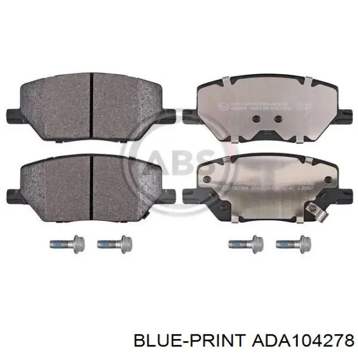 Klocki hamulcowe przednie tarczowe Chrysler 68346917AB cena, od 26,31 USD