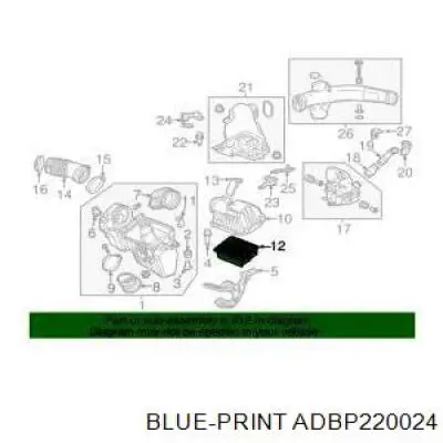 FA2496 Bremsi Filtr powietrza