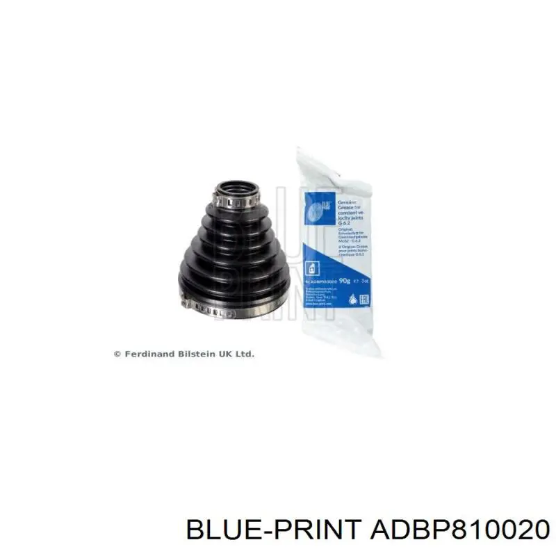 ADBP810020 Blue Print Osłony przegubów homokinetycznych półosi przedniej, zestaw