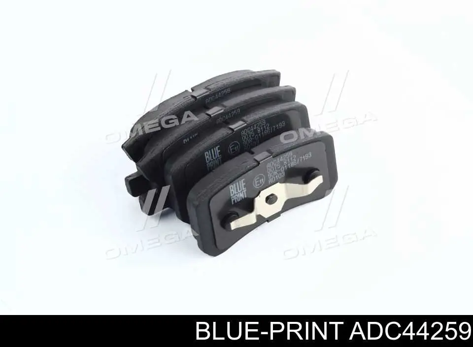 Okładziny (klocki) do hamulców tarczowych tylne Blue Print ADC44259 cena, od 23,57 USD