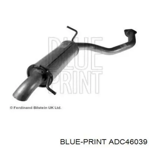  Tłumik, tylna część Mitsubishi Pajero 