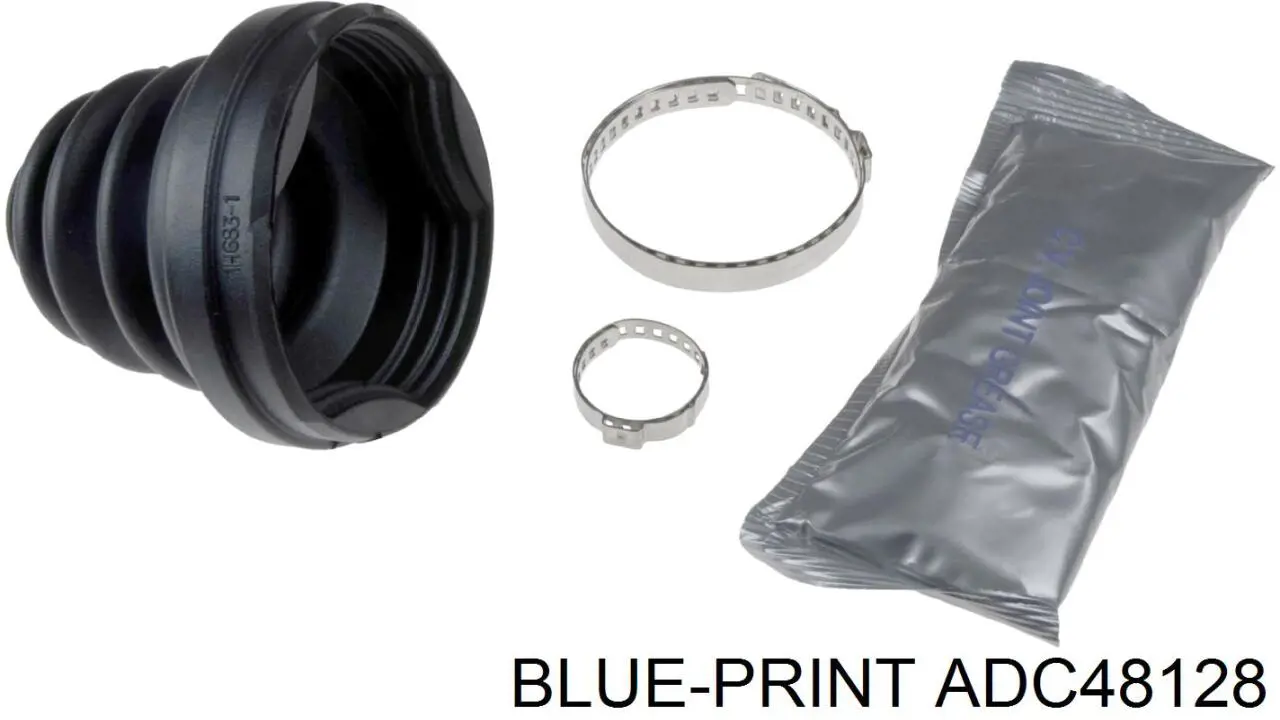 Do koszyka ADC48128 Blue Print Osłona przegubu homokinetycznego półosi przedniej zewnętrzna