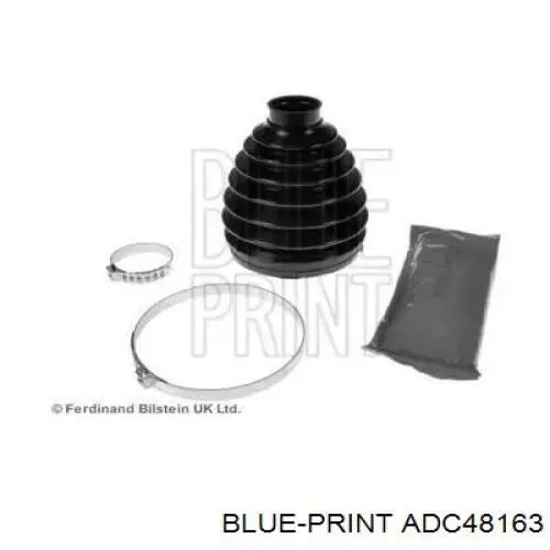 Do koszyka ADC48163 Blue Print Osłona przegubu homokinetycznego półosi przedniej zewnętrzna