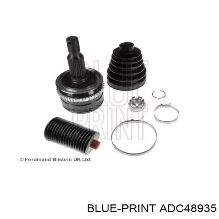 Przegub homokinetyczny przedni zewnętrzny Blue Print ADC48935 cena, od 46,07 USD