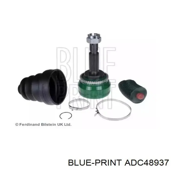 Przegub homokinetyczny przedni zewnętrzny Blue Print ADC48937 cena, od 52,44 USD