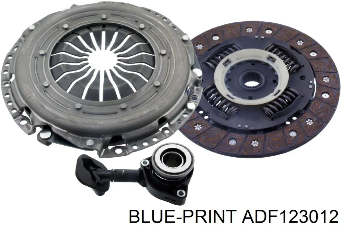 Zestaw sprzęgła (3 części) Blue Print ADF123012 cena, od 119,17 USD