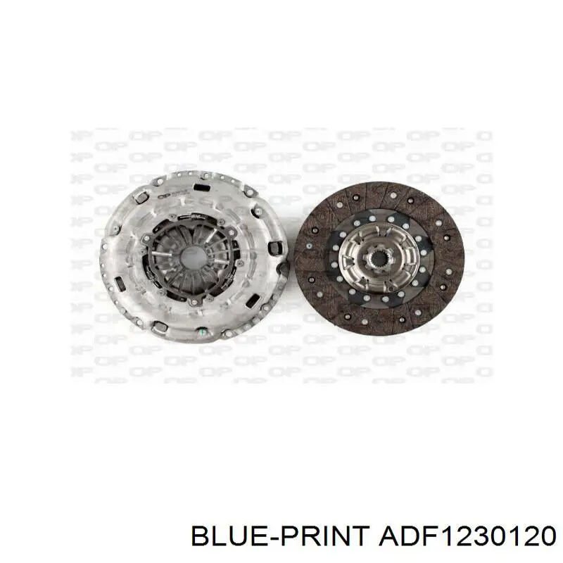 Zestaw sprzęgła (3 części) Blue Print ADF1230120 cena, od 222,97 USD