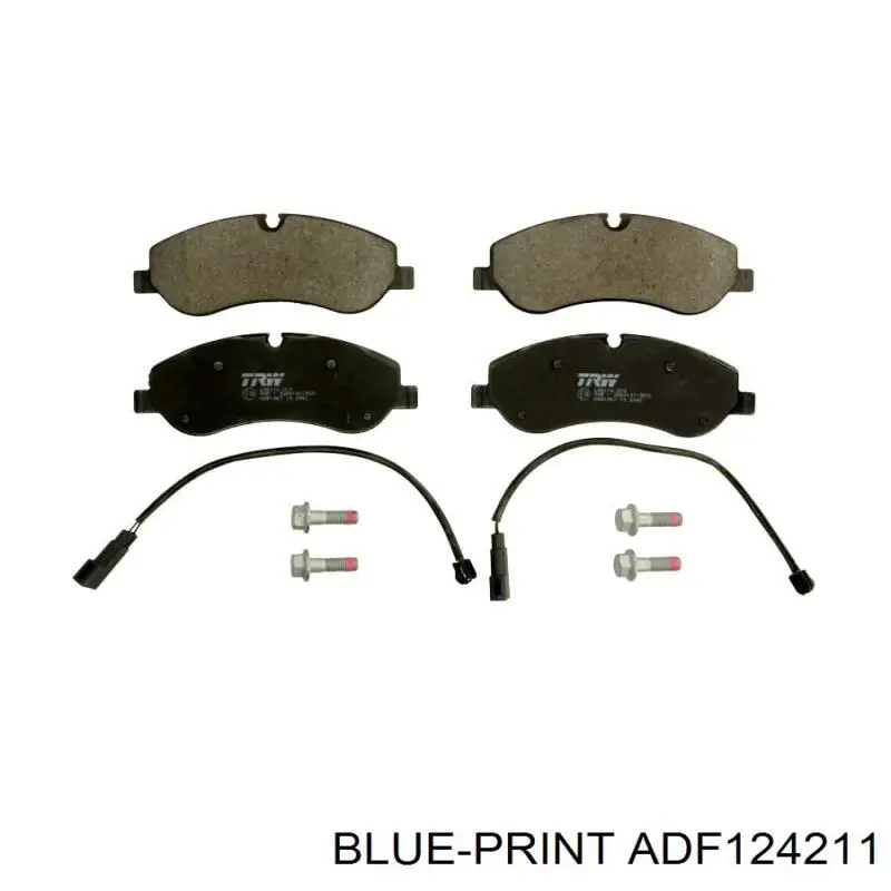 Do koszyka ADF124211 Blue Print Klocki hamulcowe przednie tarczowe