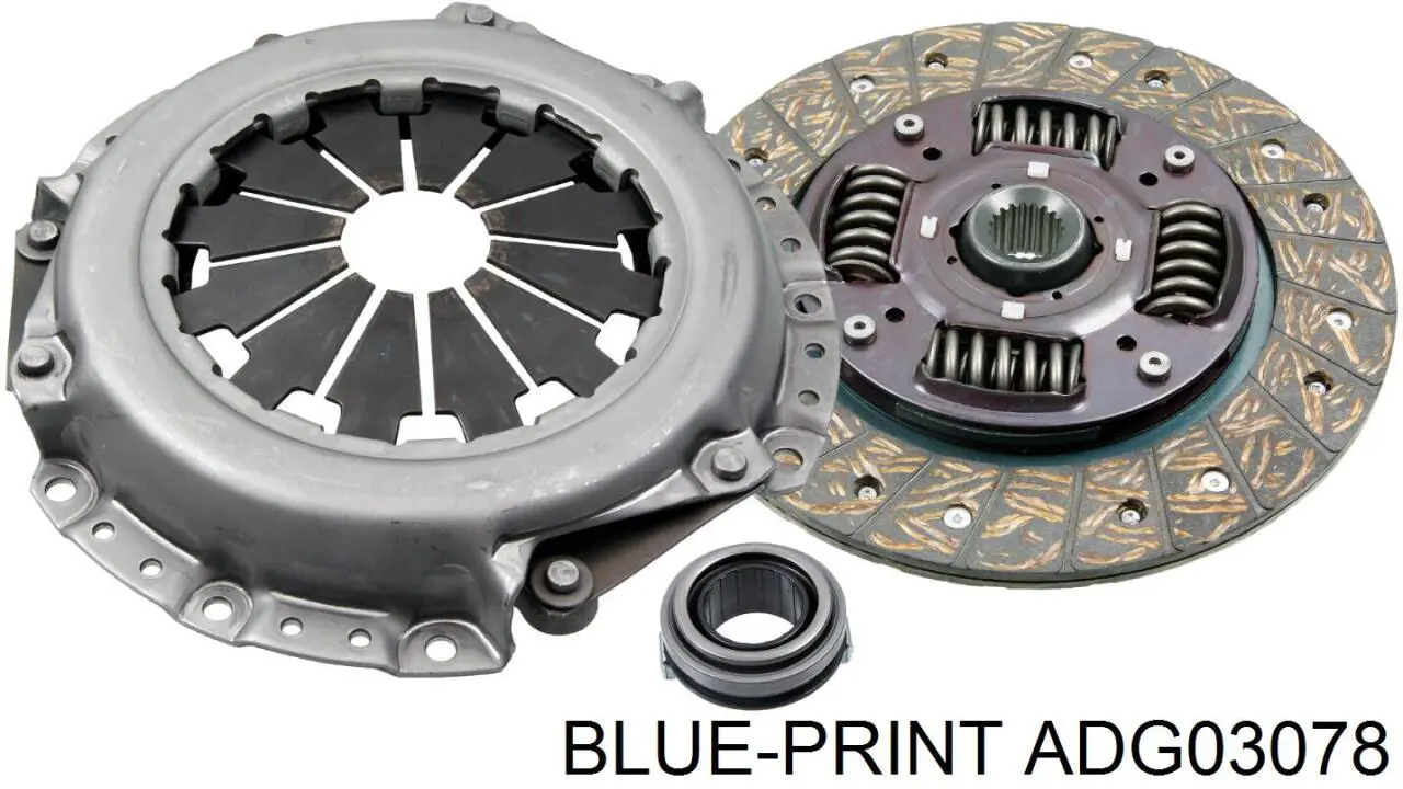 Zestaw sprzęgła (3 części) Blue Print ADG03078 cena, od 150,16 USD
