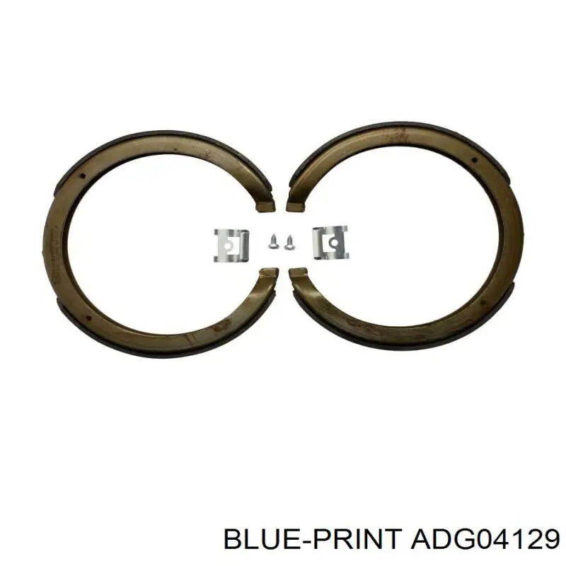 Do koszyka ADG04129 Blue Print Klocki hamulca ręcznego