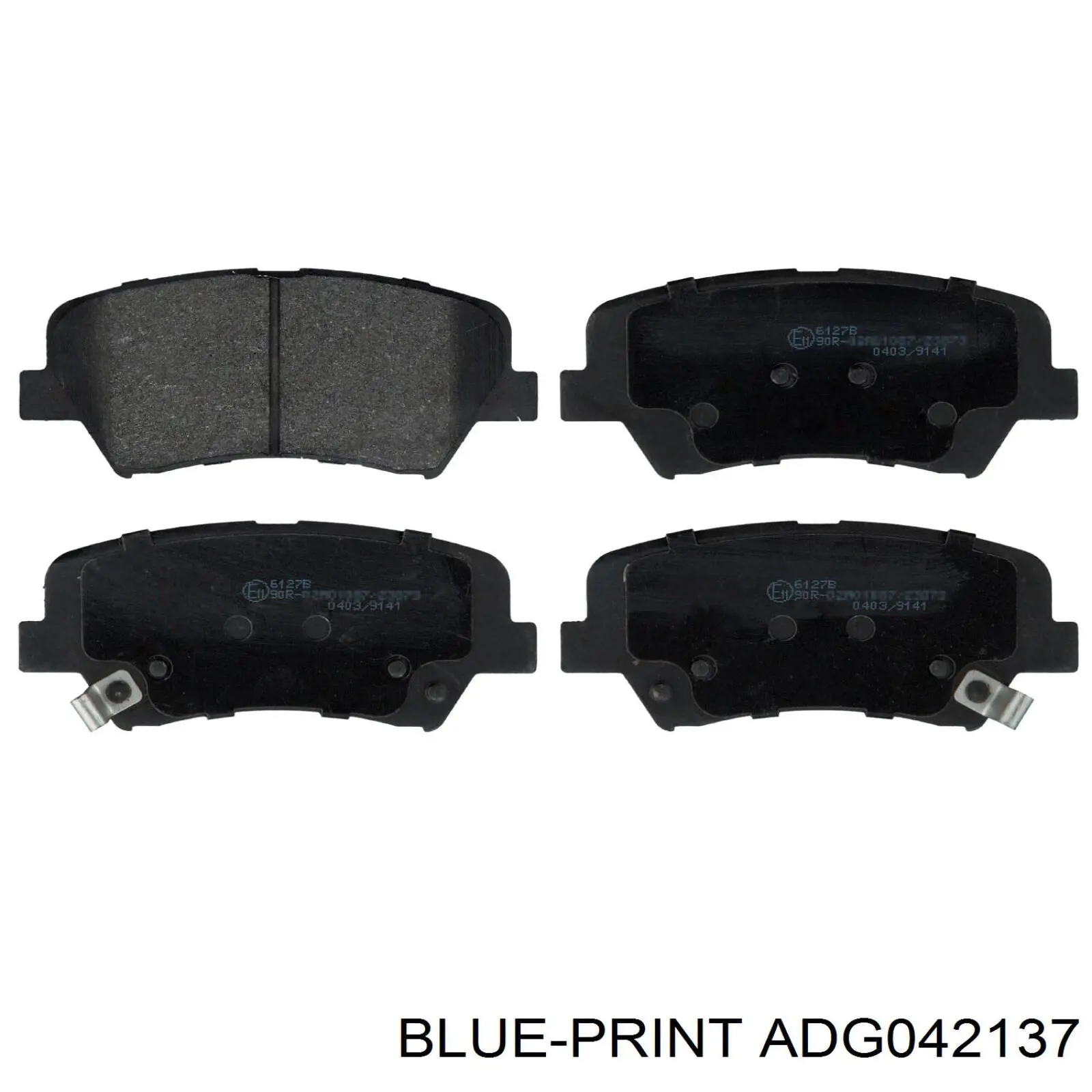 Do koszyka ADG042137 Blue Print Klocki hamulcowe przednie tarczowe