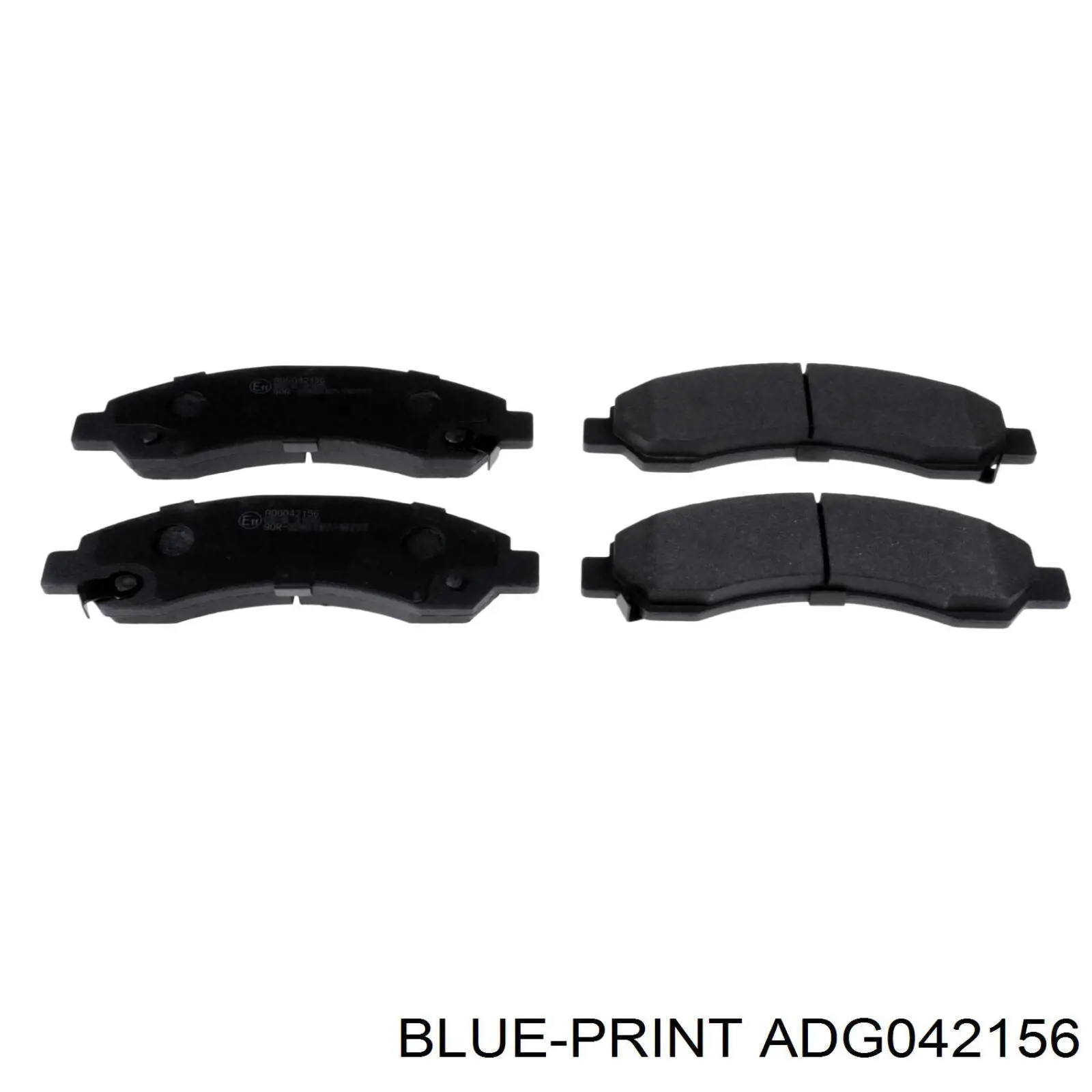 Klocki hamulcowe przednie tarczowe Blue Print ADG042156 cena, od 33,38 USD