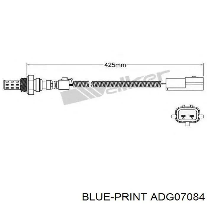 Do koszyka ADG07084 Blue Print Sonda lambda czujnik tlenu przed katalizatorem
