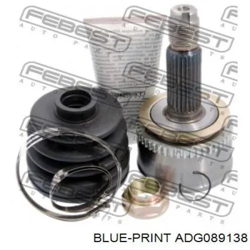 Przegub homokinetyczny przedni zewnętrzny Blue Print ADG089138 cena, od 38,38 USD