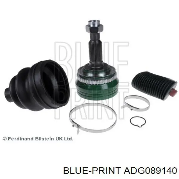 Przegub homokinetyczny przedni zewnętrzny Blue Print ADG089140 cena, od 62,99 USD