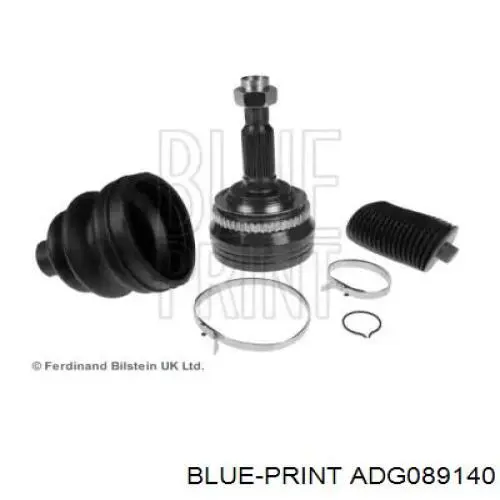 Do koszyka ADG089140 Blue Print Przegub homokinetyczny przedni zewnętrzny
